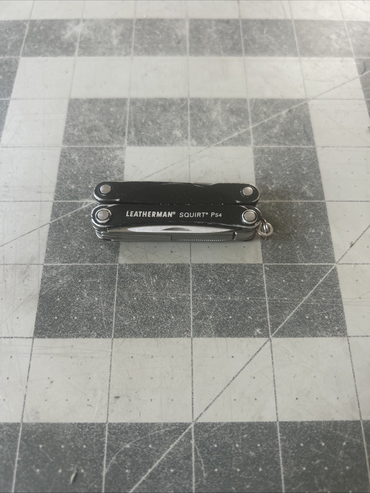 Leatherman Squirt Ps4 Black Working Scissors Spring