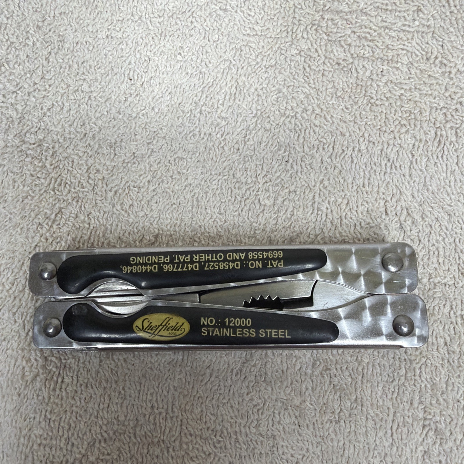 Sheffield No.12000 Stainless Steel Folding Pocket Multi Tool