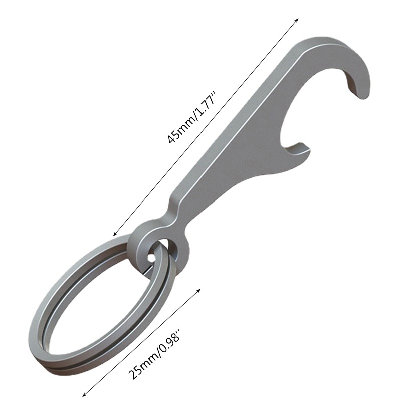 Portable Beer bottles Opener with Keyrings Portable Can Opener Tool Easy to Use