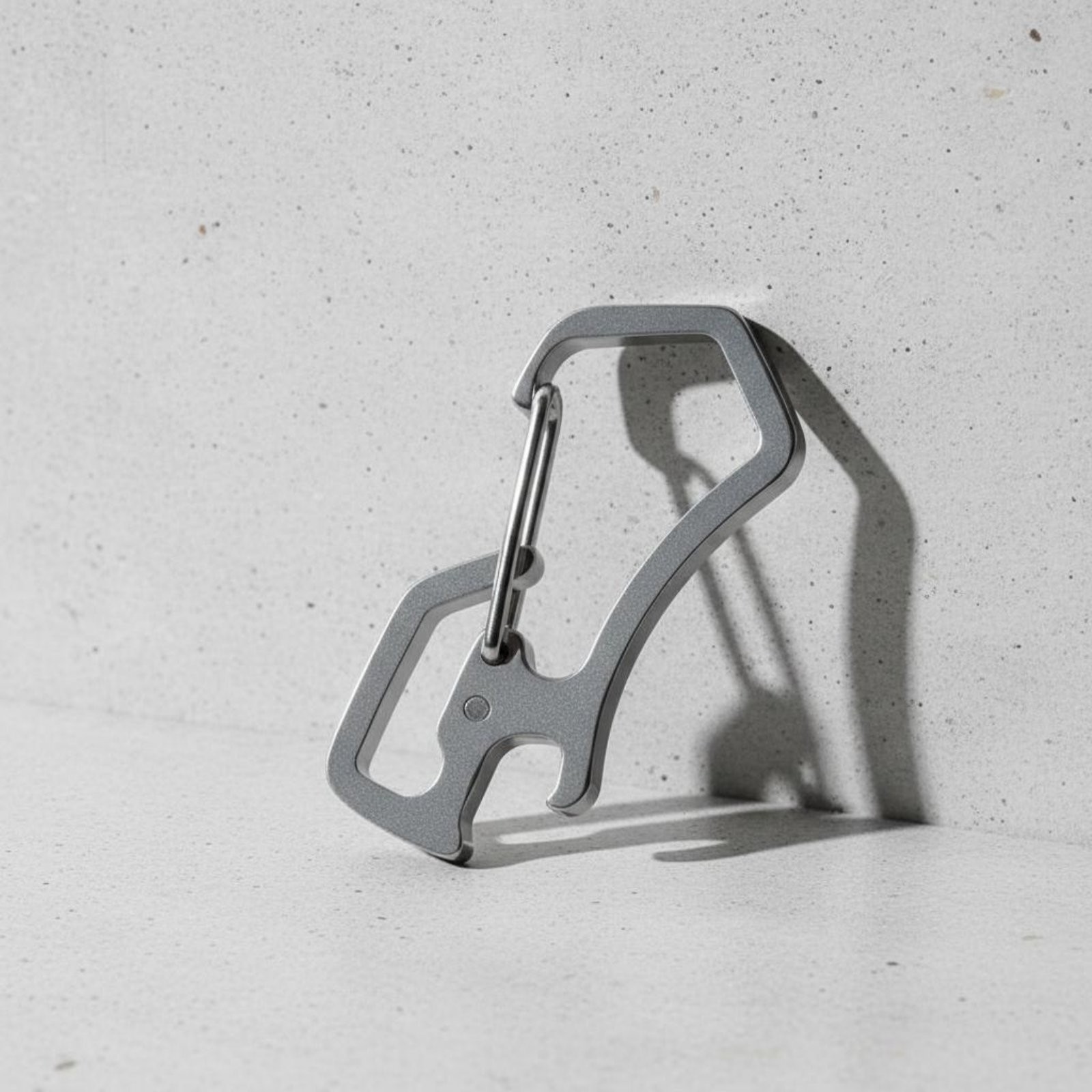 Stainless Steel Carabiner Keychain Multifunction Mini Everyday Carry