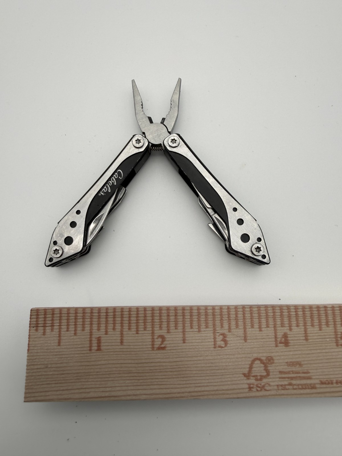 Cabela’s Multi Tool Pliers Knife Scissors Screwdrivers Bottle Opener EDC