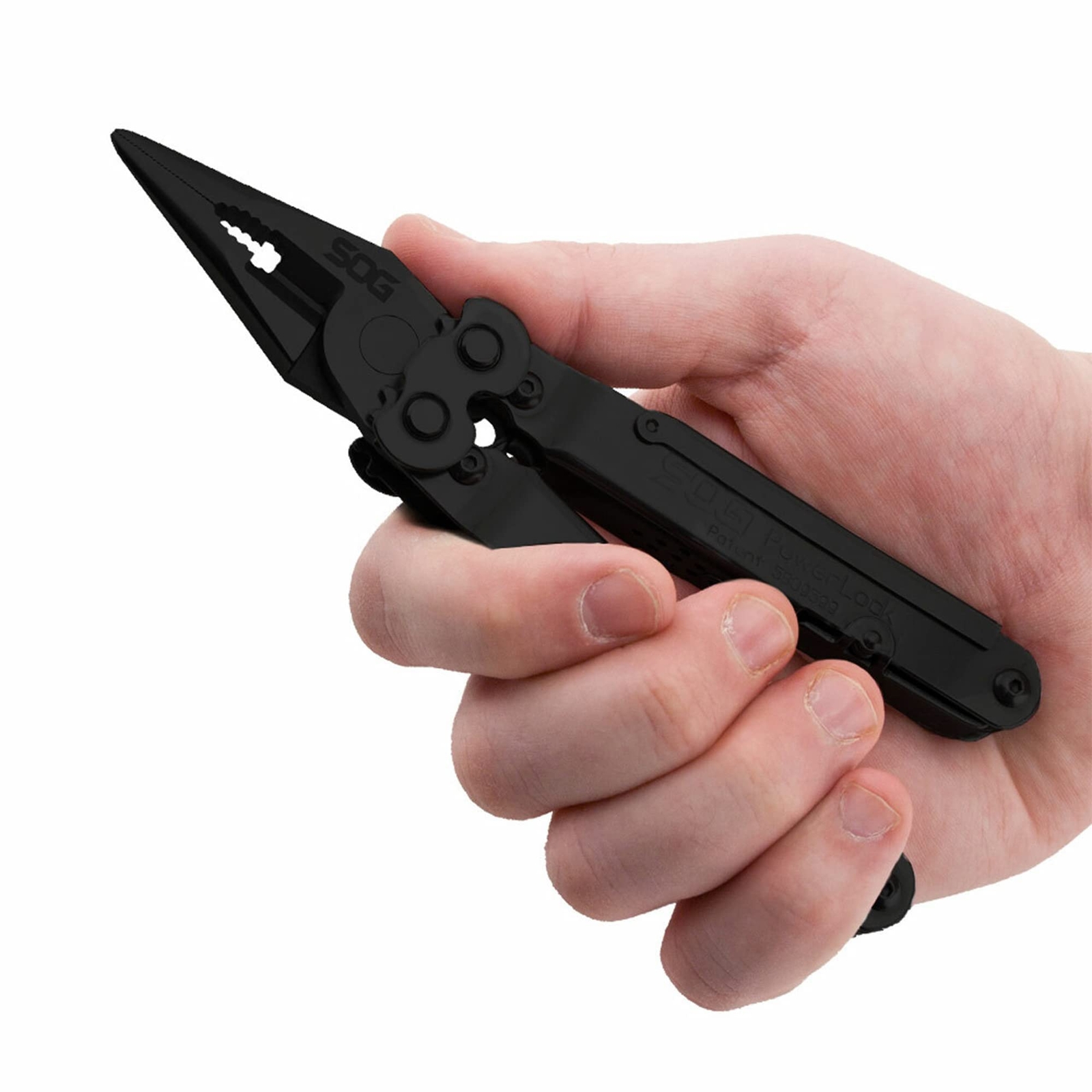 SOG PowerLock Oxide Stainless Steel Folding Knife 18 Multi Tool Pliers with