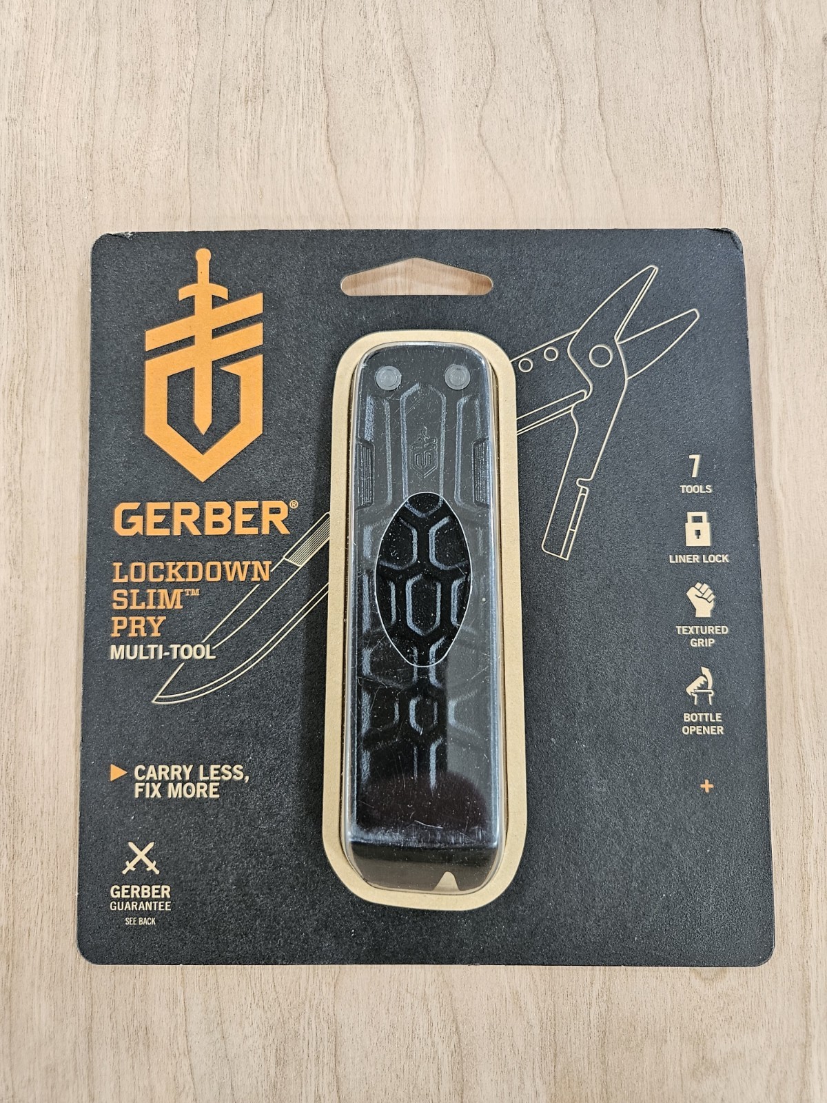 Gerber Lockdown Pry Multi-Tool Stainless Steel Handles EDC Made USA Ships Free