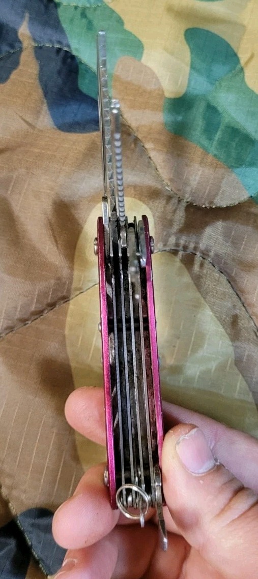 Columbia Red Multi Tool For Hunting Fishing And Camping