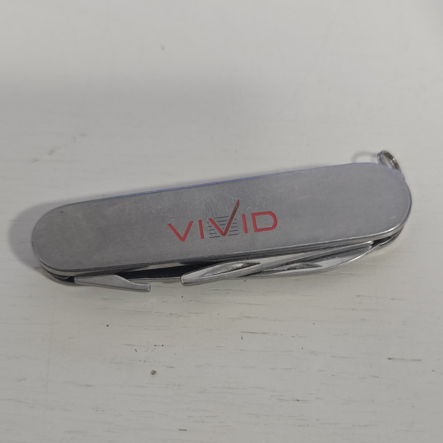 VIVID 7-in-1 Stainless Steel Multi-Tool Pocket Knife Fork Openers Silver