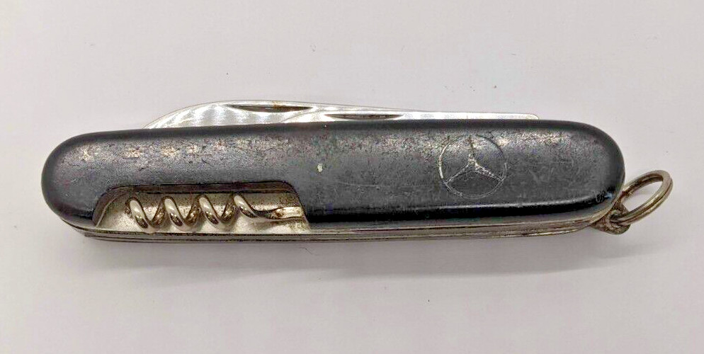 Vintage Mercedes Colonial Prov USA Stainless Folding Multi Tool Pocket Knife