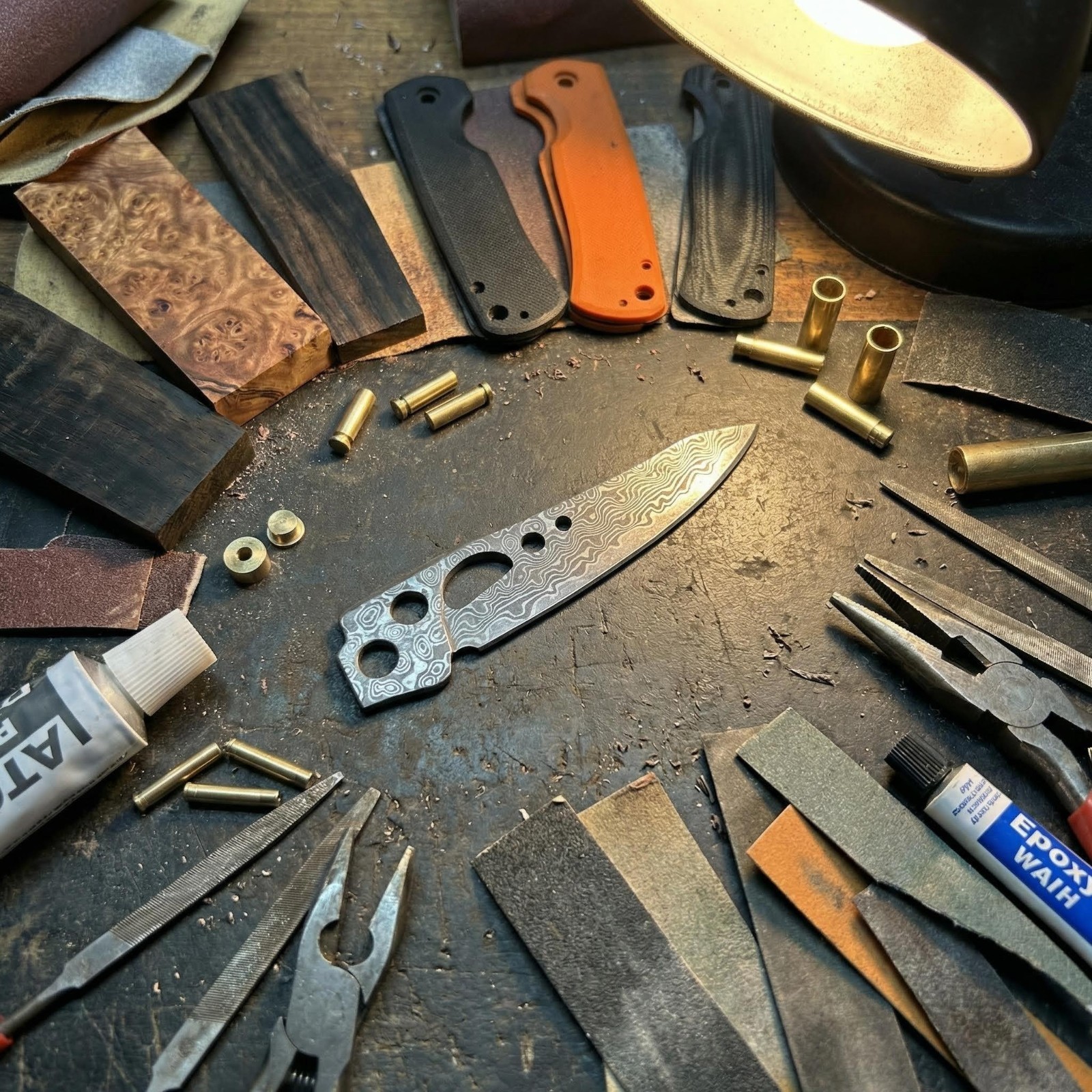[USA Stock] – VG10 Damascus Blade for LEATHERMAN Skeletool, EDC Knife Upgrade