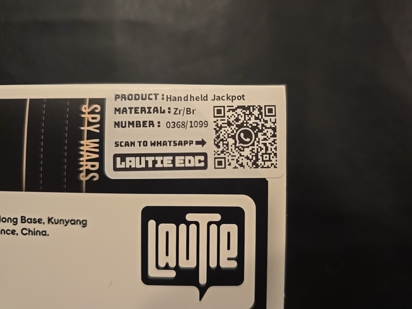 Lautie Jackpot Zirc Alloy Limited Edition – US SELLER