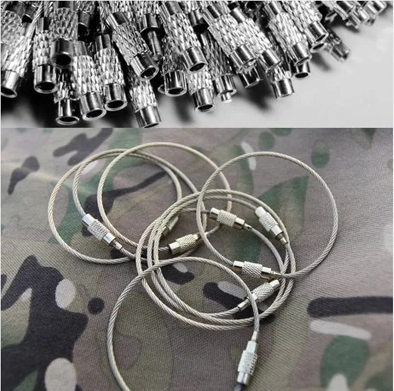 10PCS 15CM Outdoor Tools EDC Camping Tools Tactical Equipment Multi Keychain Kit