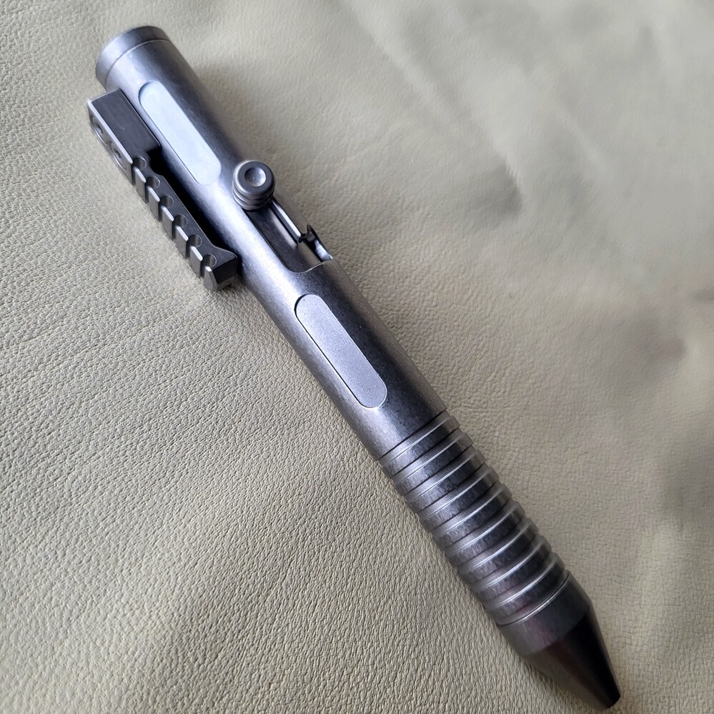 Titanium Alloy Mini Pen With Collection Writing Portable Outdoor EDC Tools Gift