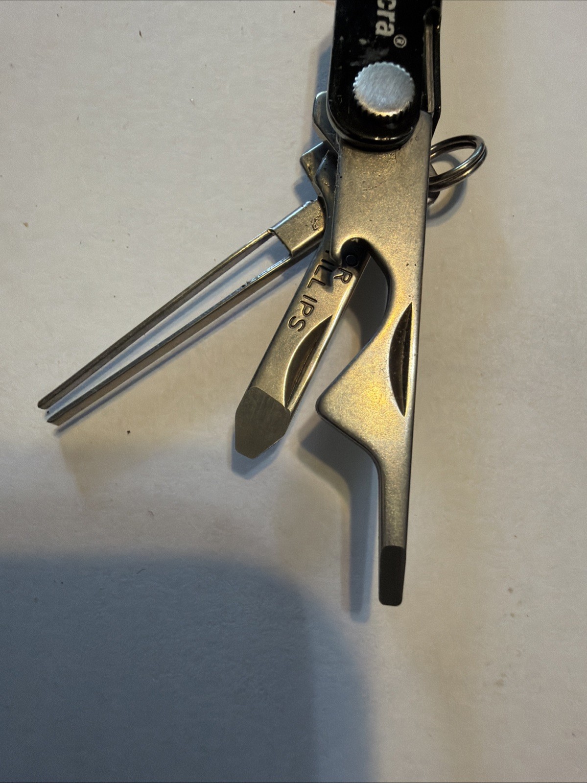 Leatherman Micra Multi-Tool Stainless Steel Blade Knife, Scissors, Key Ring