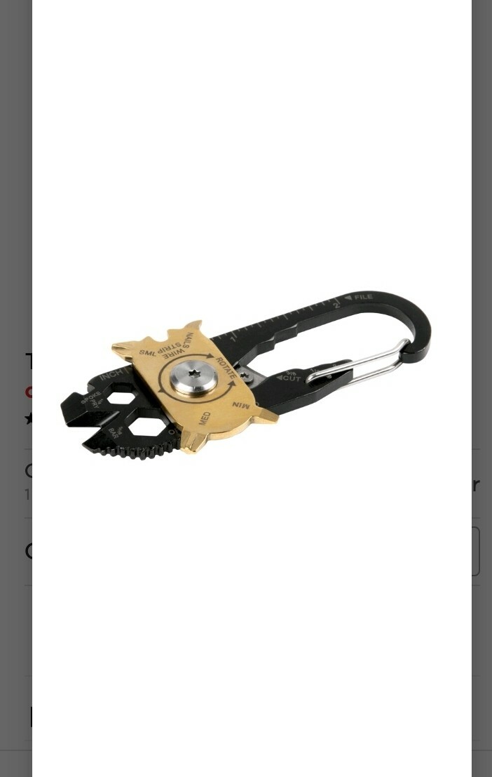 True Utility FIXR. 20 Tools in 1. Multi-Tool. Genuine Leather pouch included.