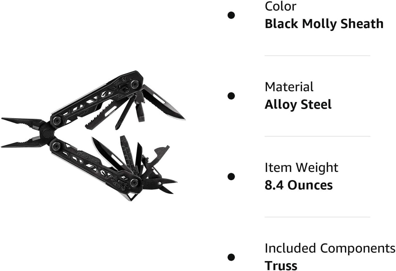 Gear Truss 17-In-1 Needle Nose Pliers Multi-Tool with MOLLE Sheath – Multi-Plier