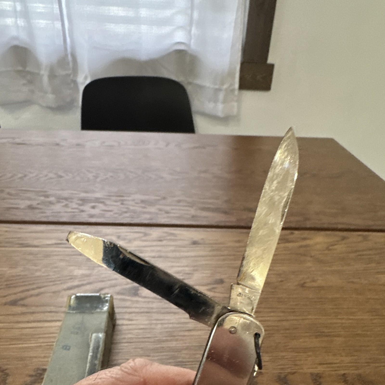 This is a vintage all-steel Japanese multitool, dating from the 1950s