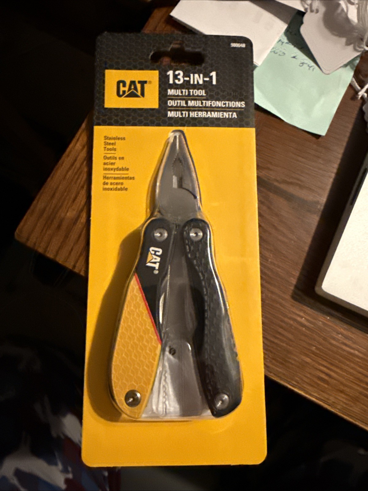 Caterpillar Multi-Function Tool 13-In-1 Aluminum Handle Stainless Tools 980048