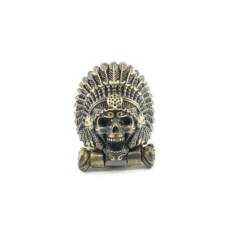 EDC Skull Paracord Bead DIY Pendant Buckle Paracord Lanyard Beads KeyChain New