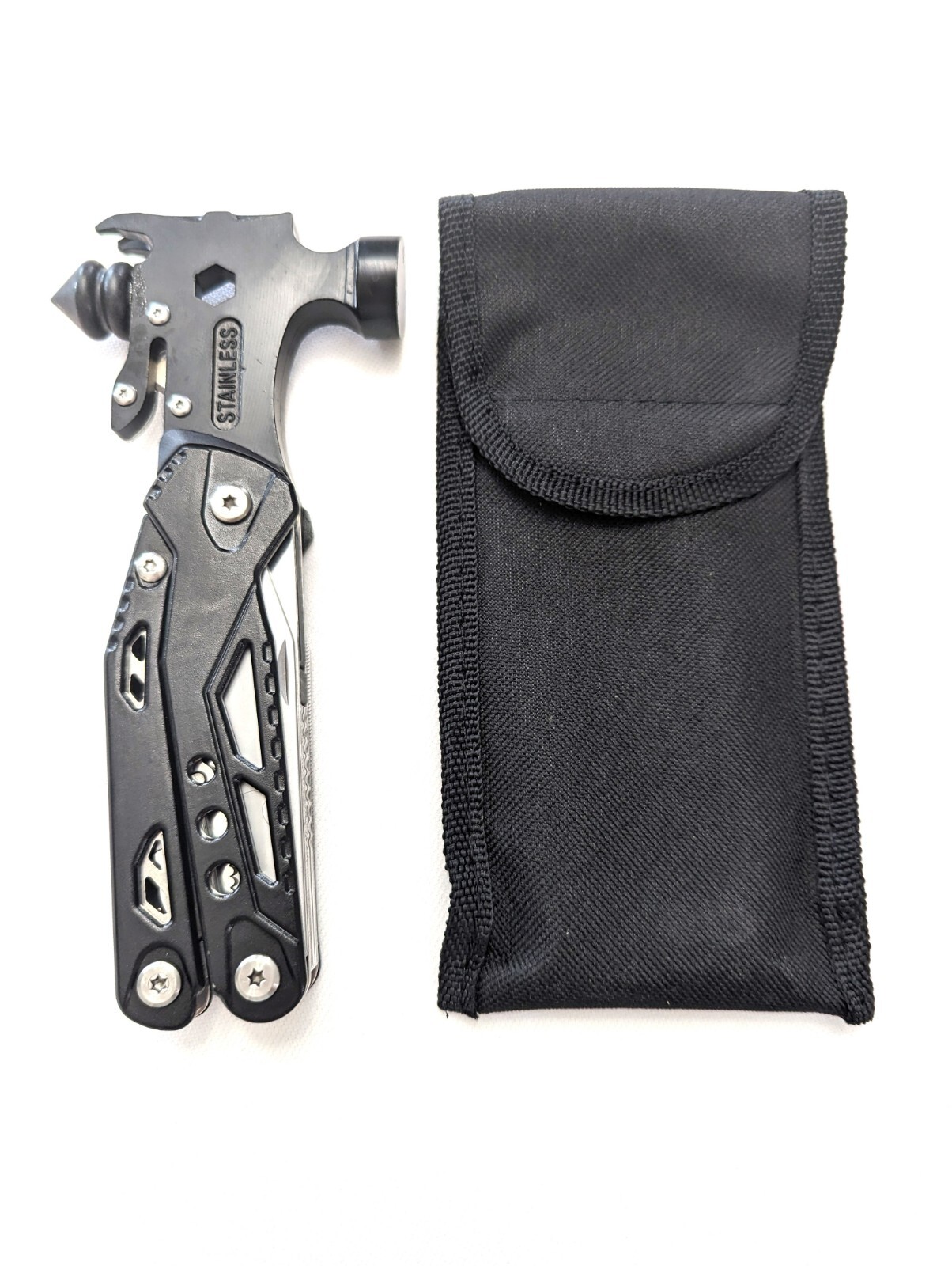 Hammer Multitool: 16 in 1 Multi tool Hammer Camping Gear in Pouch