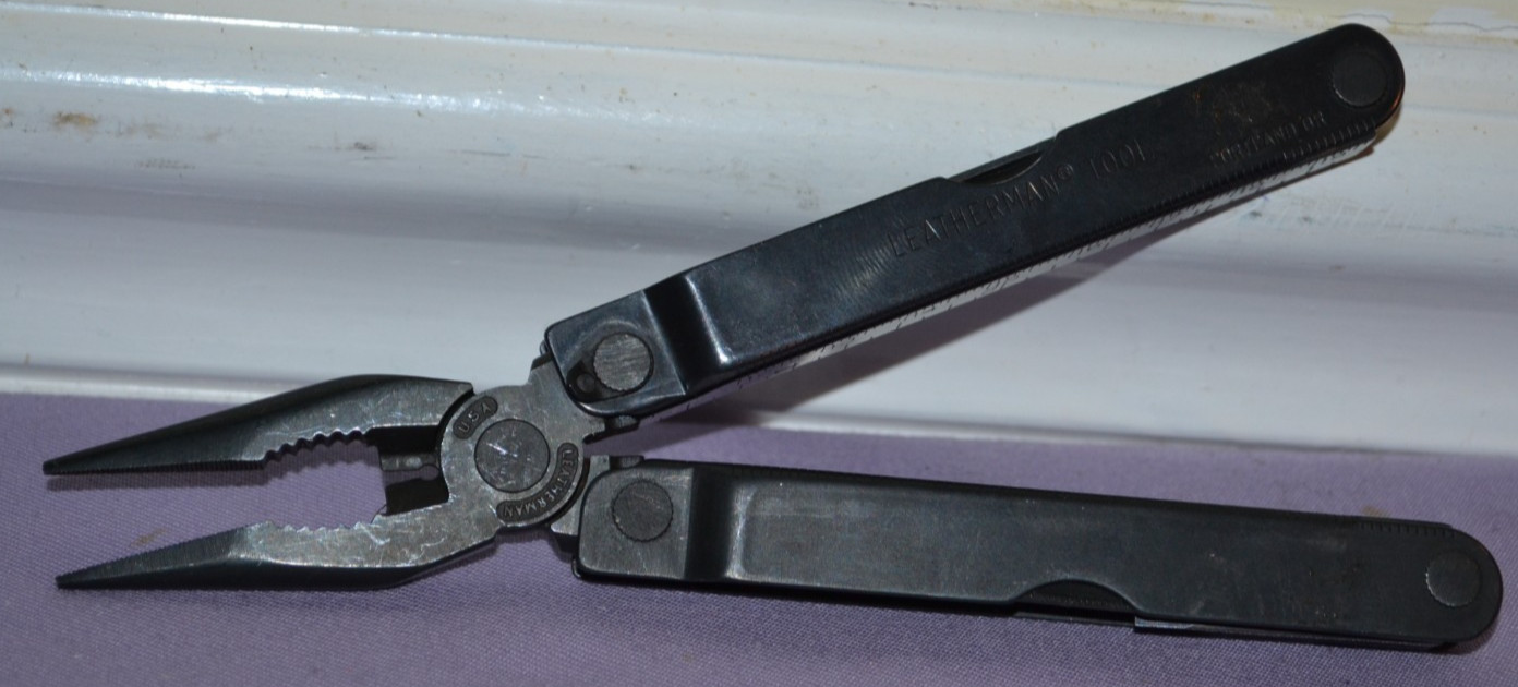 Vintage Leatherman Black Oxide Tool Multi-Tool Knife & Other Tools USA — Rare