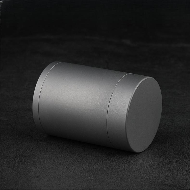 Pure Titanium Waterproof Pill Case Box Container Medicine Holer Storage Can EDC