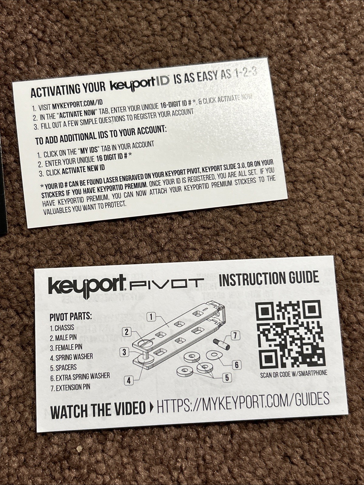 Keyport Pivot 1.0 Minimalist Key Organizer Aluminum Black New Open Box