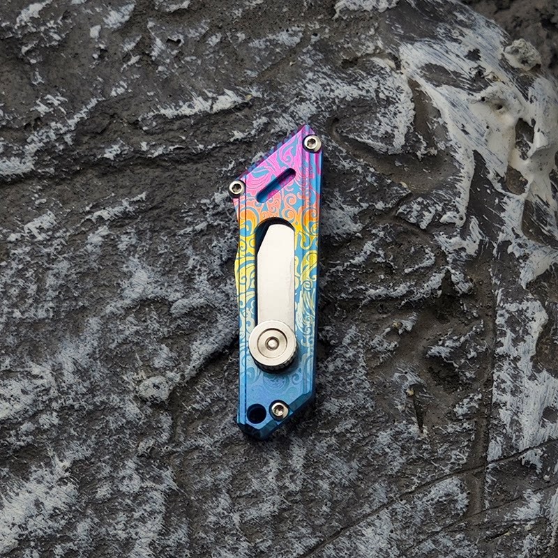 Titanium alloy EDC push up Tool Simple and practical