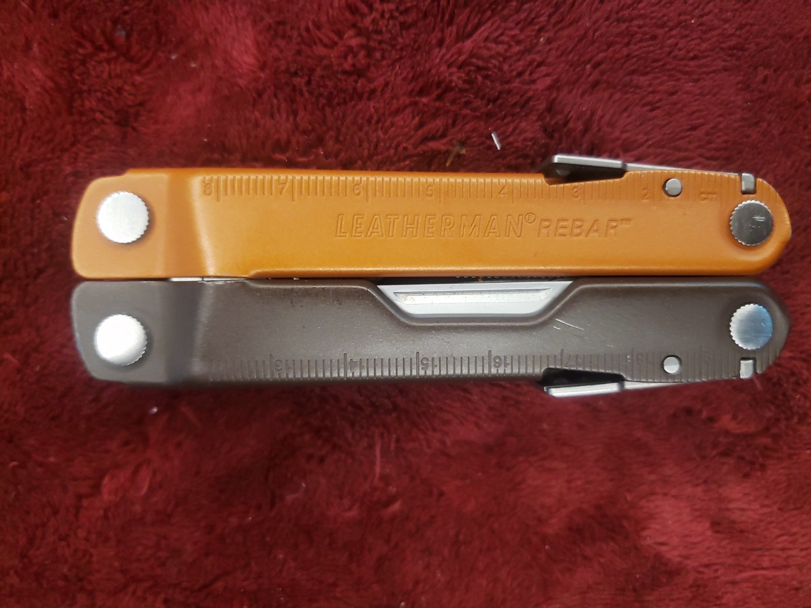 Leatherman Burnt Sienna Orange & Mossy Slate Rebar Multi Tool