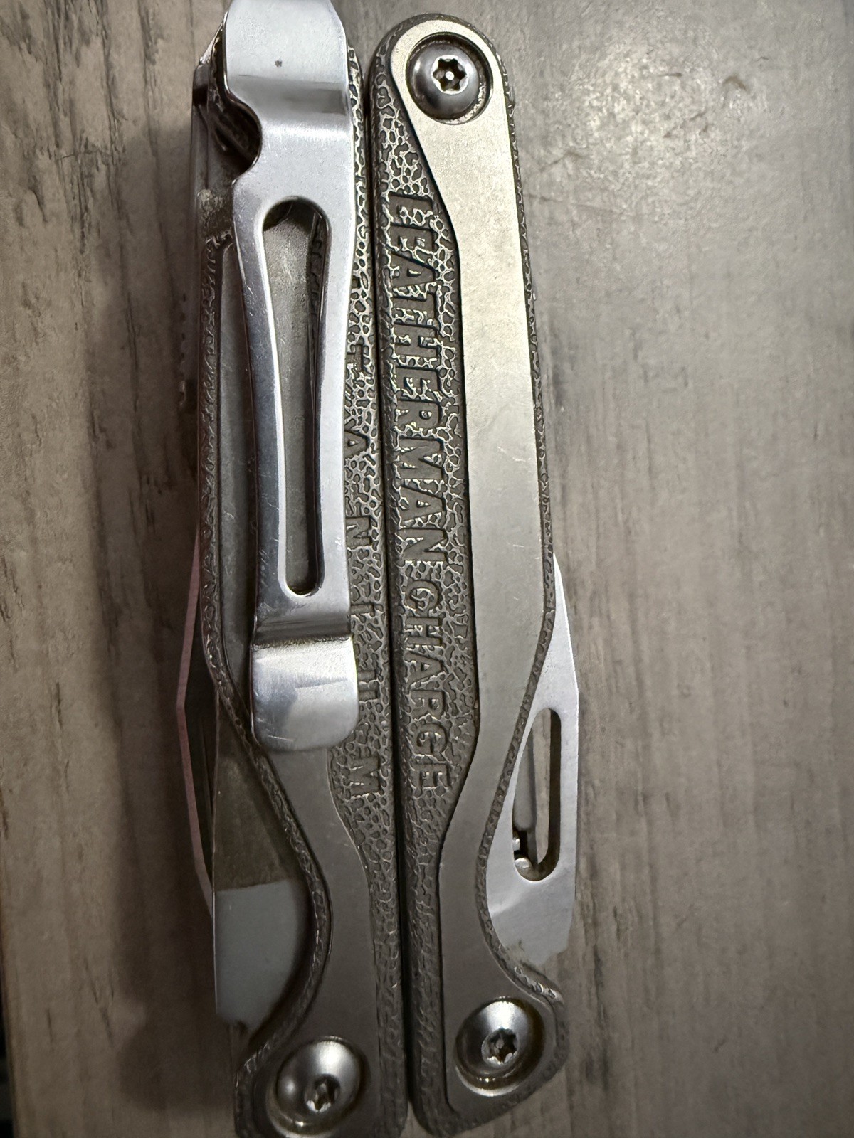 Leatherman Charge Ti Titanium Multi-Tool w/ Pocket Clip Tested Excellent Cond.