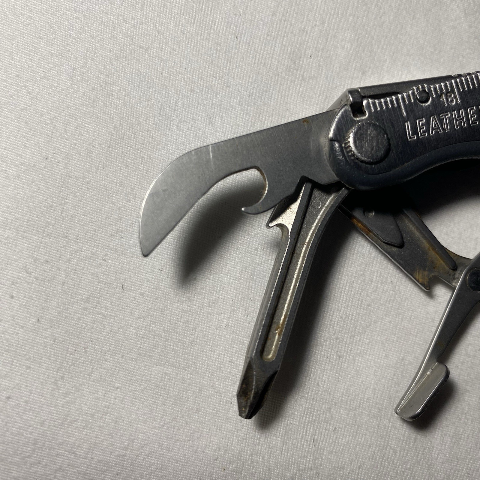 Leatherman Fuse Stainless Steel Folding Multi-Tool, Utility, Chips/Cracks