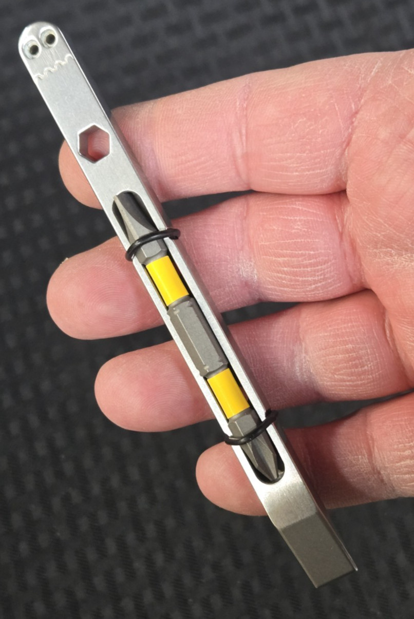 EDC Custom Pry Bar Tool, Made in CPM154