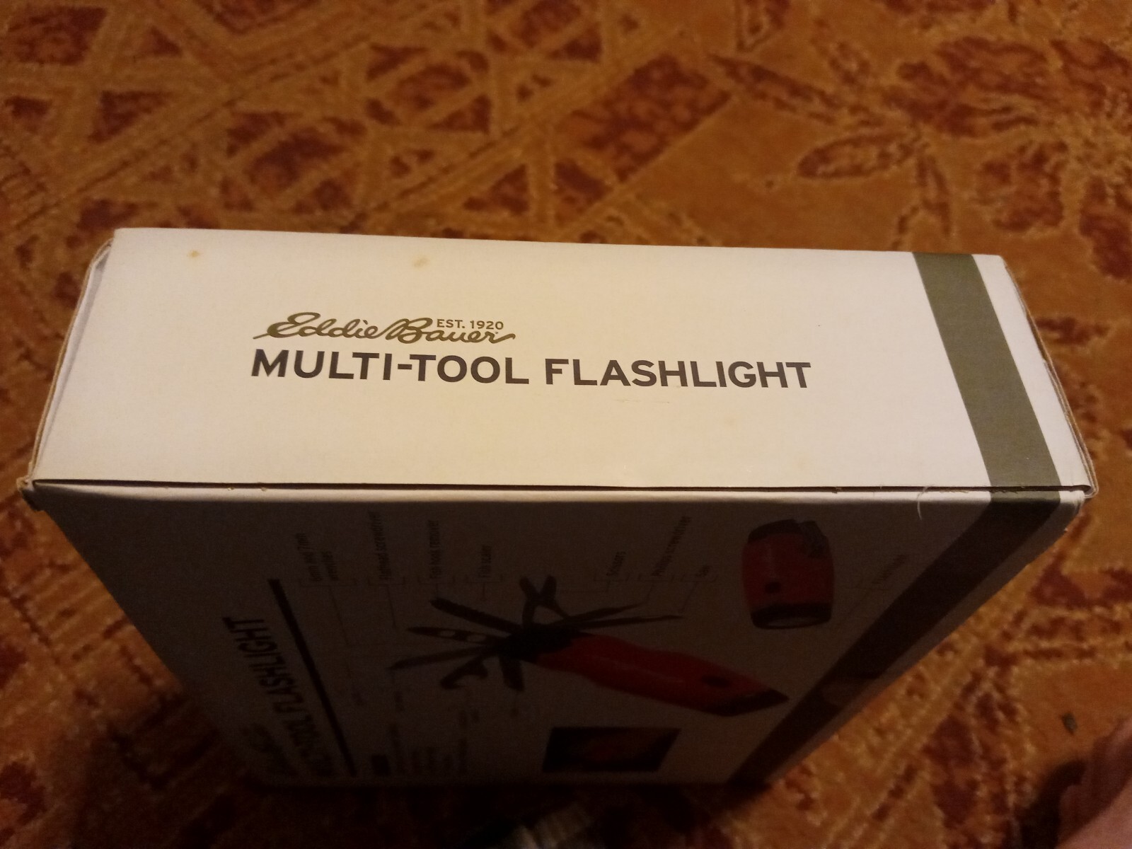 Eddie Bauer Multi-tool Flashlight Multi-purpose 2 Mode Light 12 Functions 5 LEDS