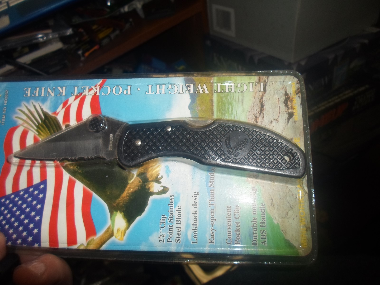 mini workman force light weight pocket knife