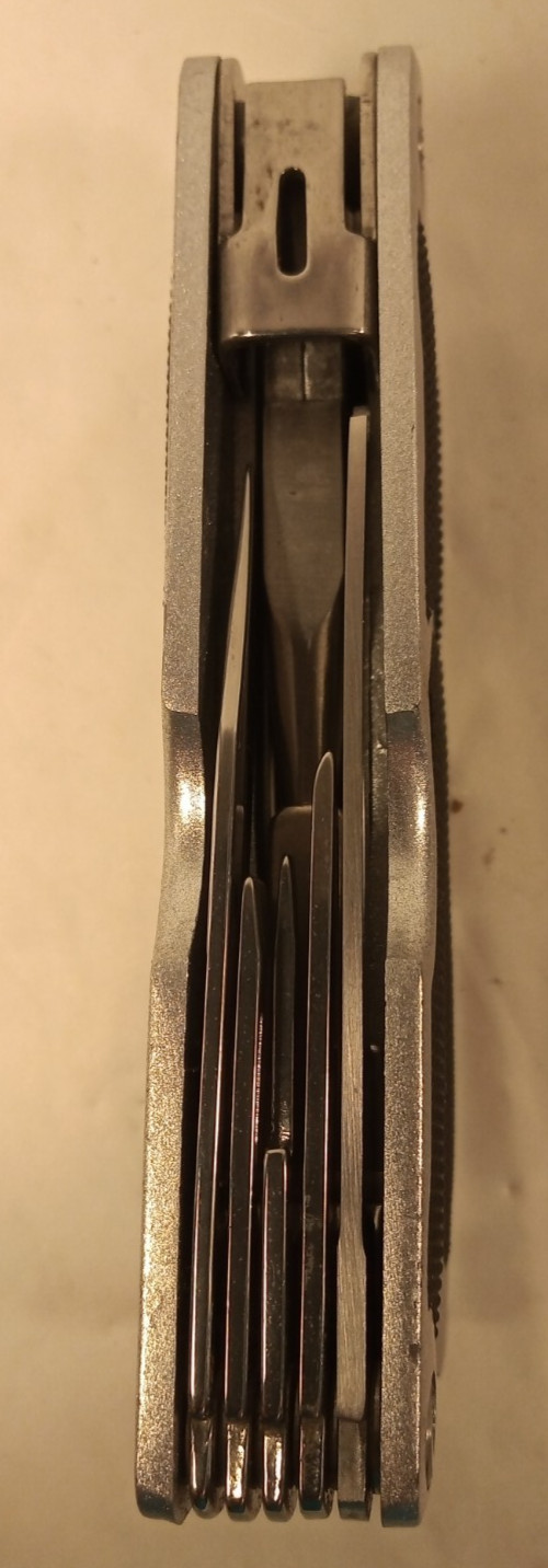 Ozark Trail Large Multi Tool Pliers Knives Saw Screwdrivers Openers Black Handle