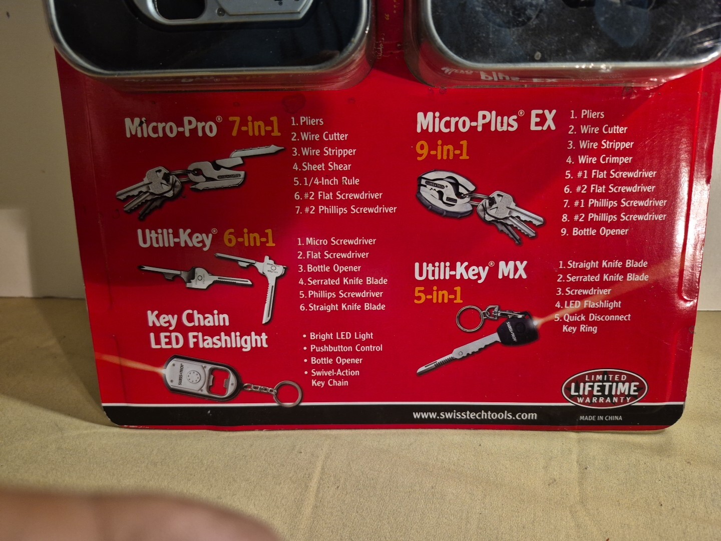 Swiss Tech 2 Gift Box Set Precision Pocket Sized Micro Multi Tools New In Box