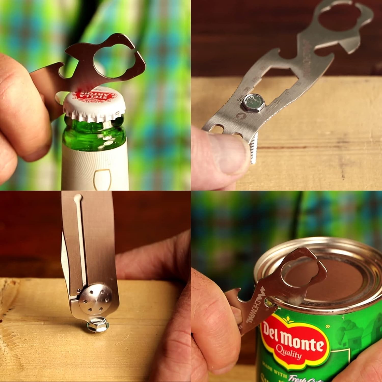 ChowPal Mealtime Multitool W/ Folding Knife Fork Spoon Bottle Opener Can Opener