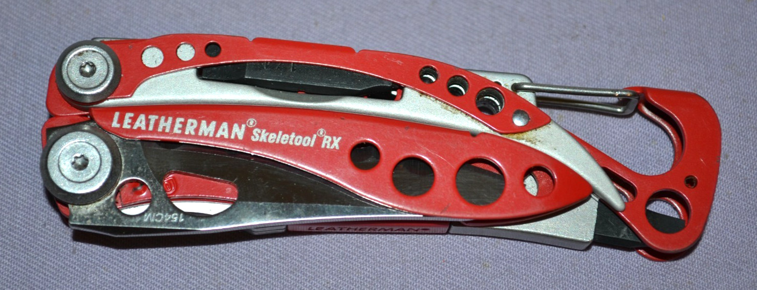 OEM Leatherman Skeletool RX Red Multi-Tool Knife, Pliers & Other Tools — Great