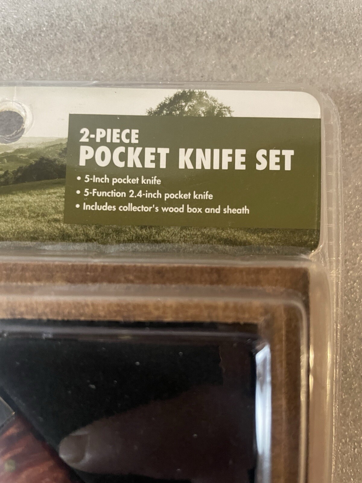 Ozark Trail Camping Hiking 2pc Pocket Knife Set 5 in 1 Multifunction Tool Kit