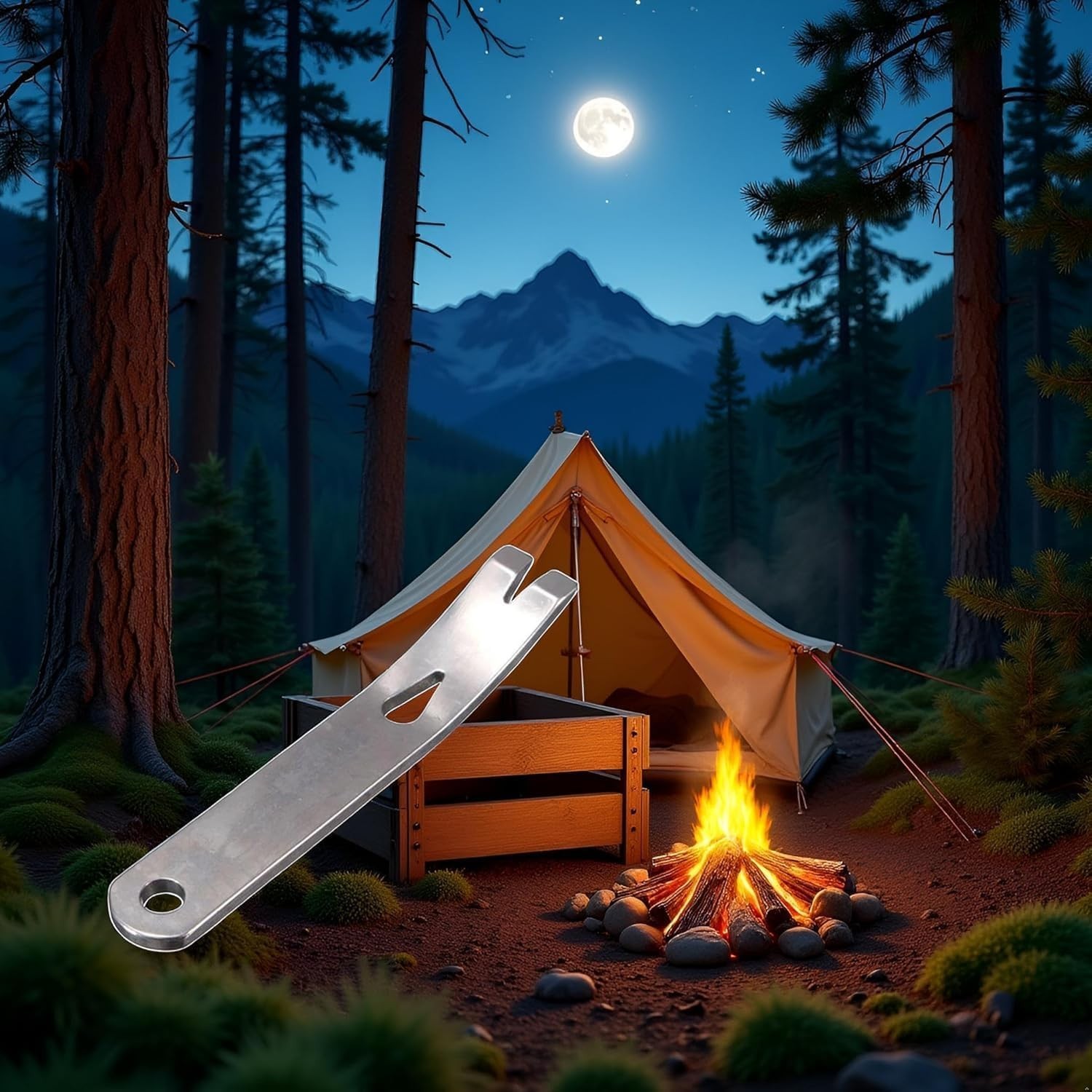 Mini Stainless Steel Pocket Pry Bar Crowbar Multifunction EDC Tool Bushcraft …