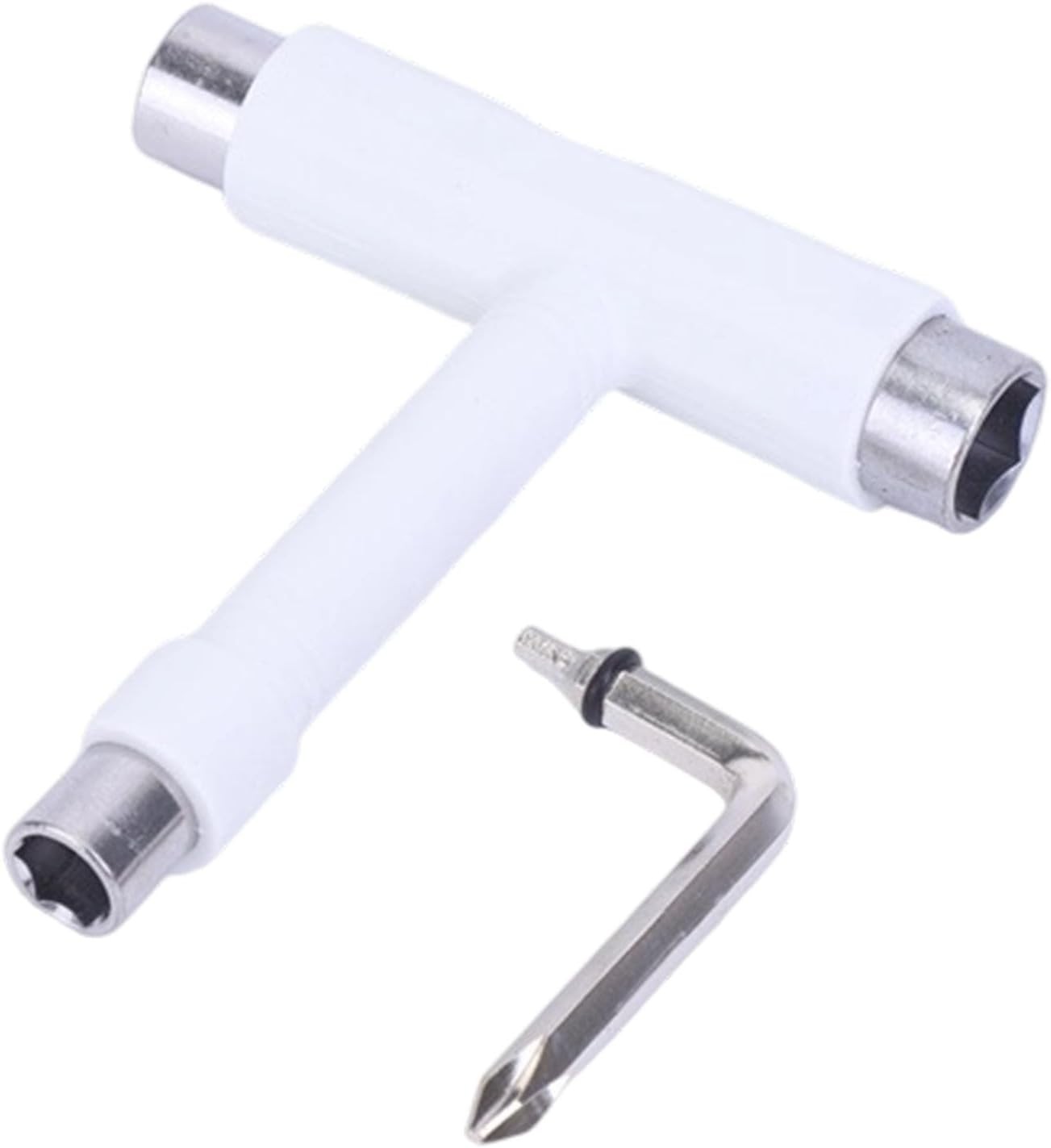 T-Shape Skateboard Tool All-in-One Multi-Function Wrench for Longboard Scooter