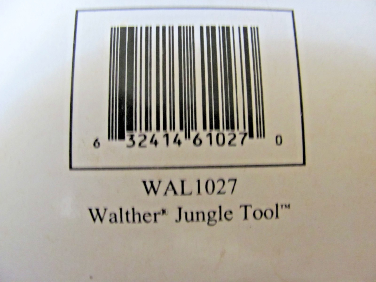 RARE, WALTHER JUNGLE TOOL, WAL027, NEW, WARRANTY, BOX, KNIFE, ENTRENCHING, PICK
