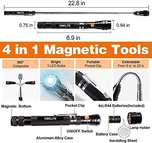 6 in 1 Multitool Tech Tool Pen Gift Pen for Men Screwdriver Ballpoint Pen 2 Pcs