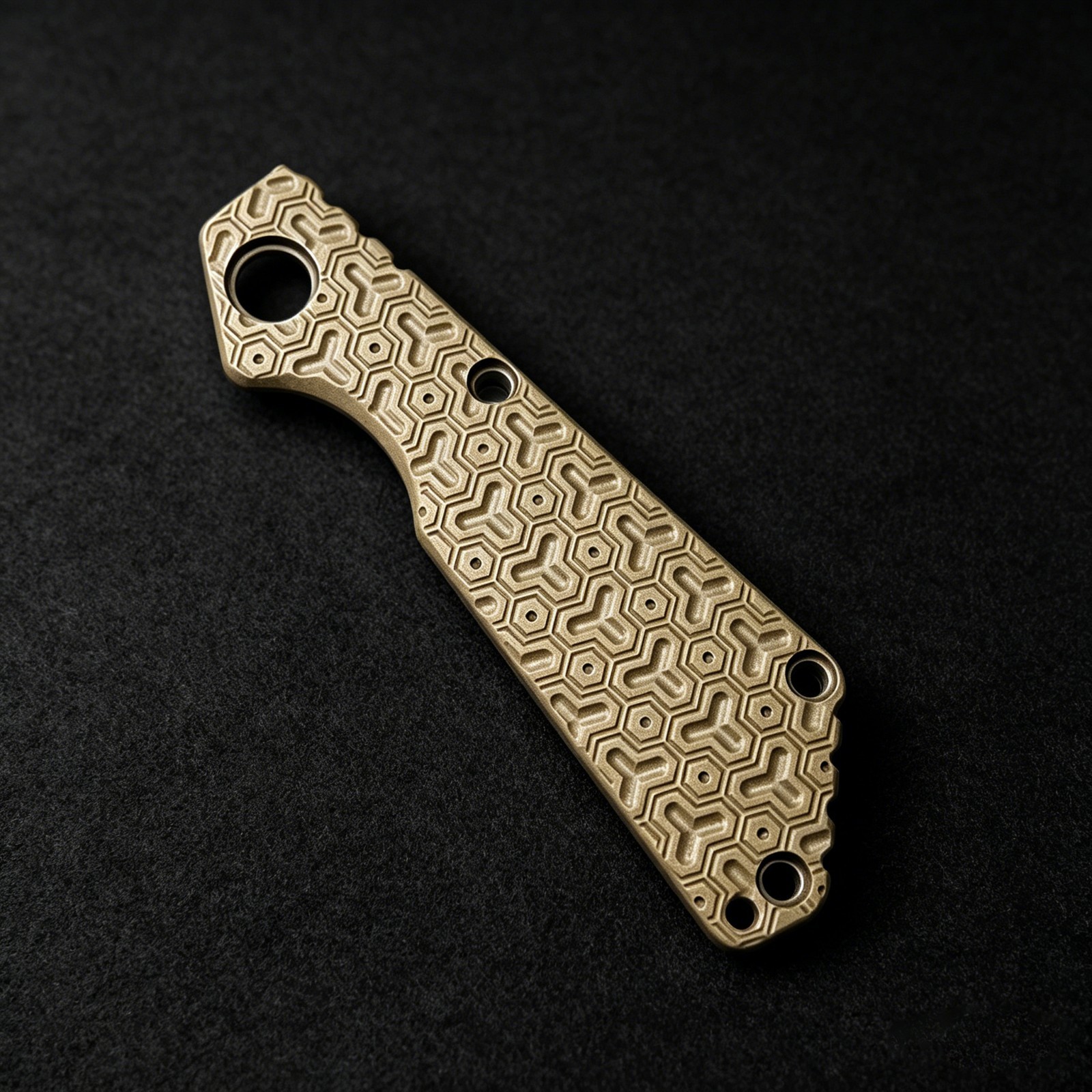 Textured CNC G10 Handle Scale–Fits Strider SnG | Precision-Machined Replacement