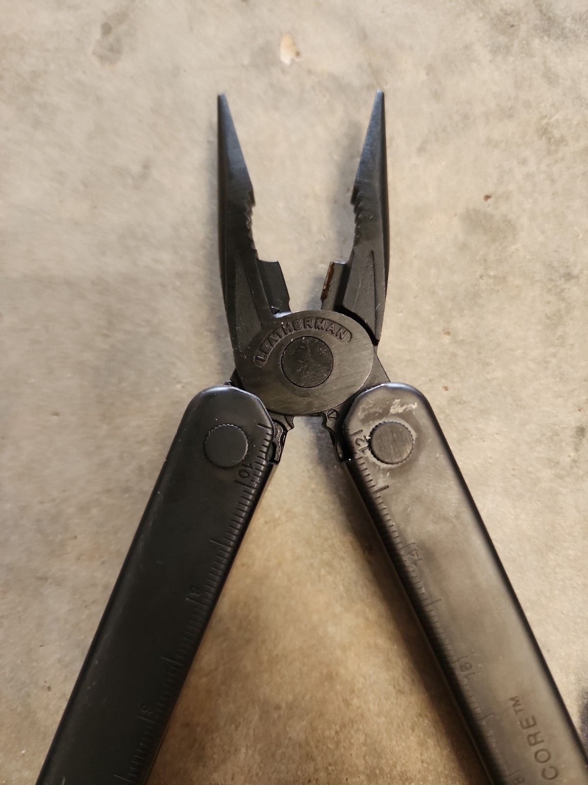 USGI ARMY USMC Leatherman Black Core Multitool Rare Collectable Great Shape