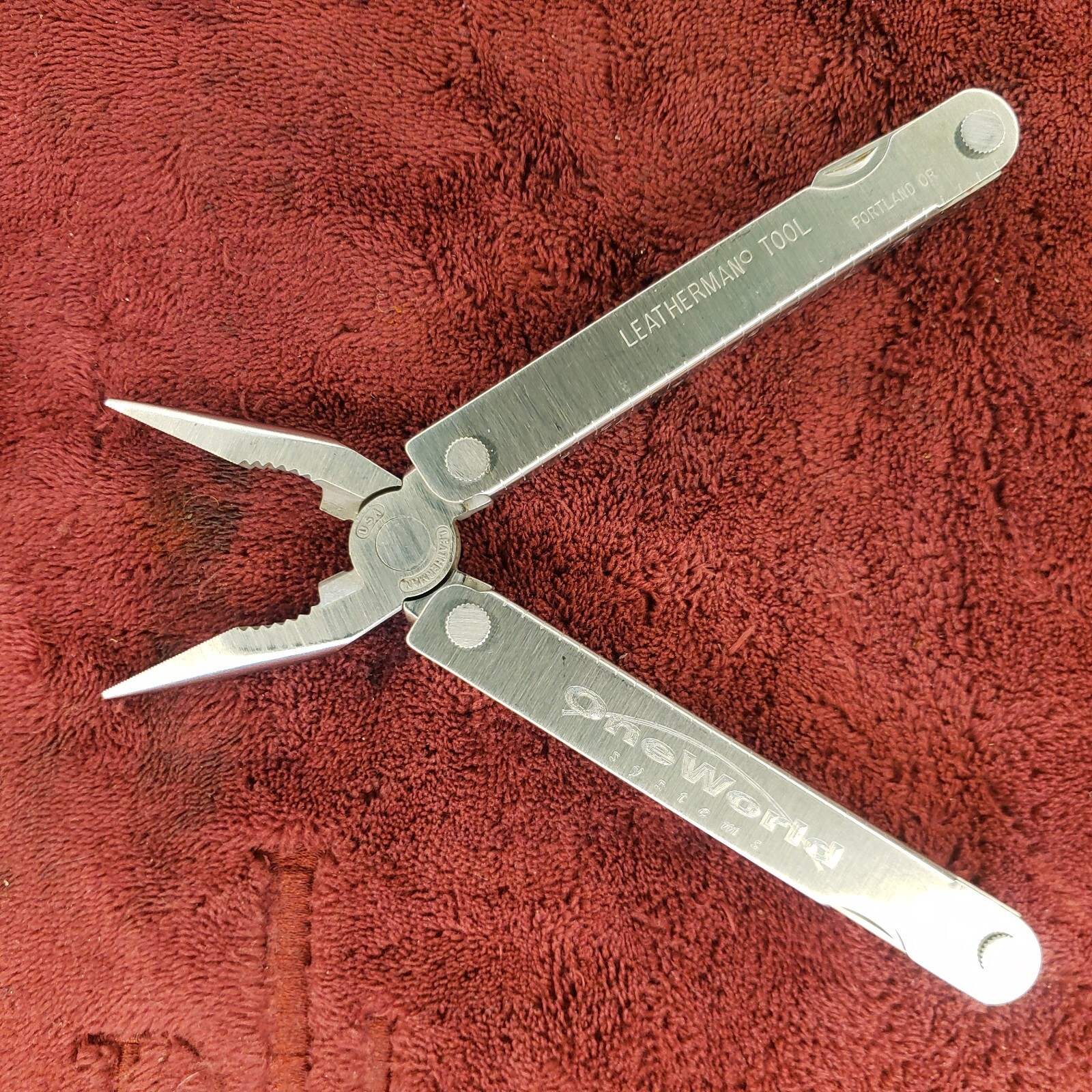 Leatherman PST Multi tool No Date Code OneWorld Systems engraved