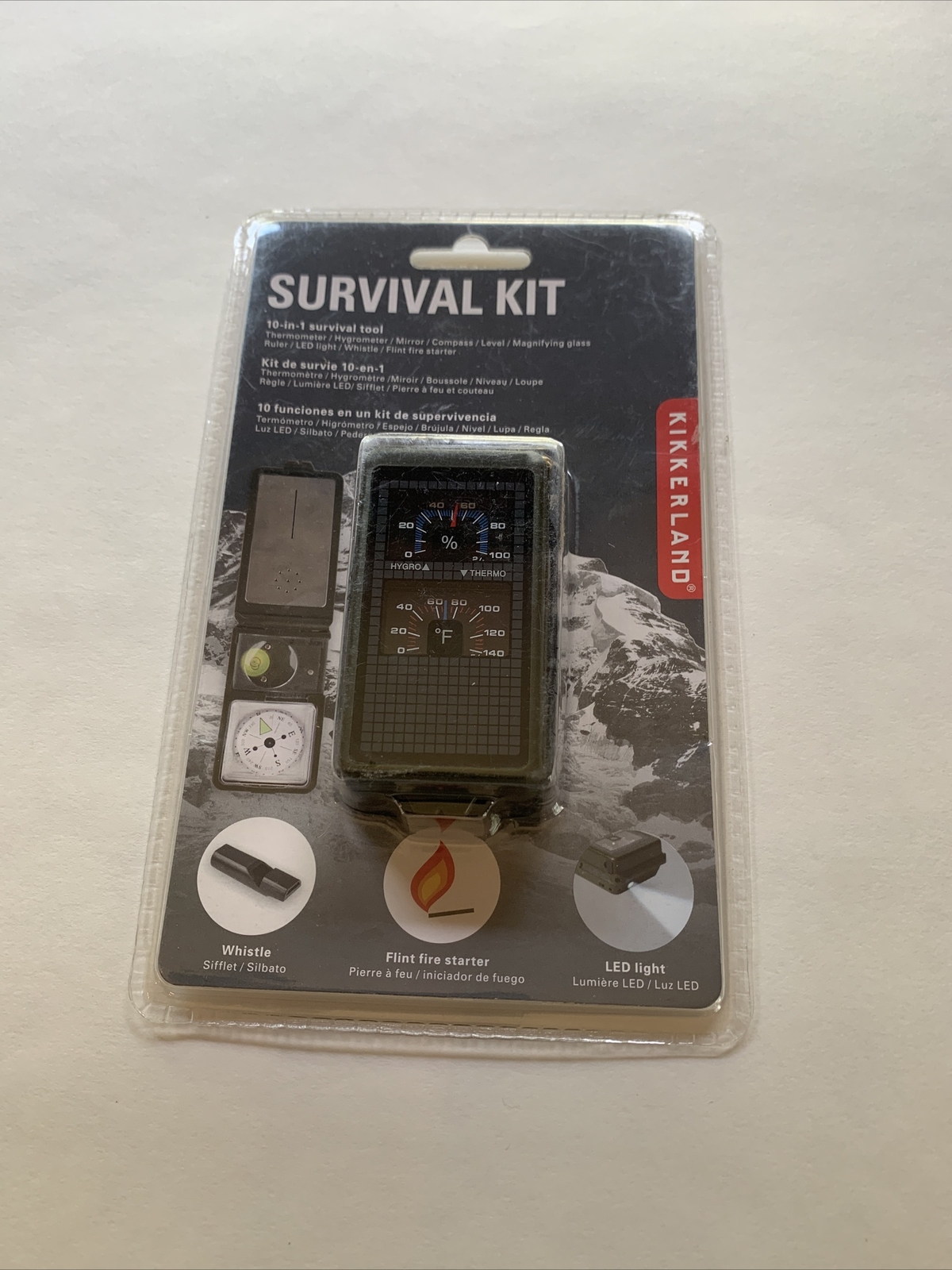 Kikkerland CD09-10 Function Camping / Hiking Survival Tool Kit NEW camp