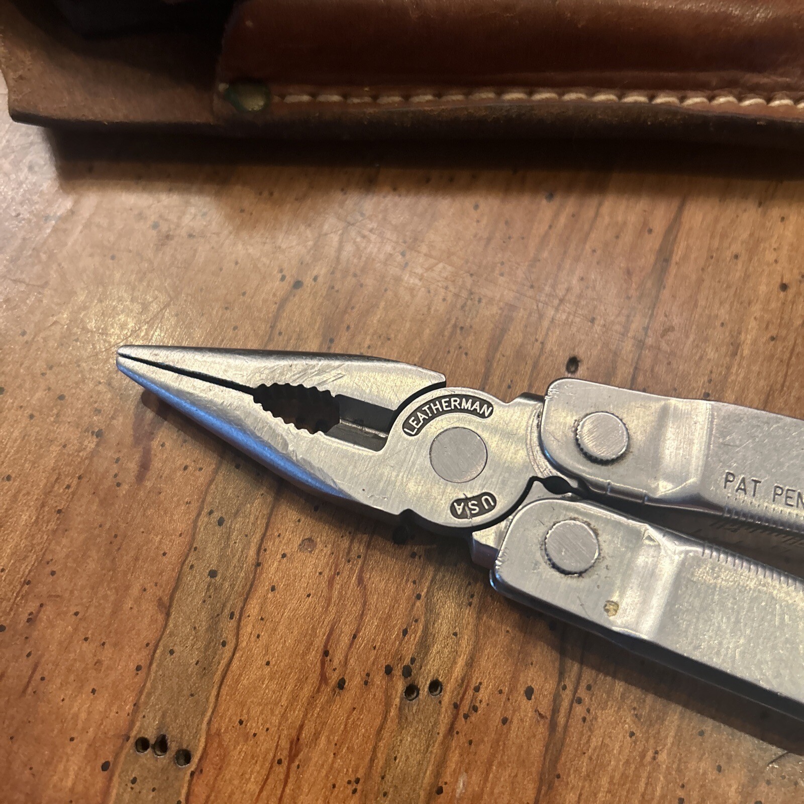Original USA Leatherman Supertool with Sheath. Portland OR Free Shipping