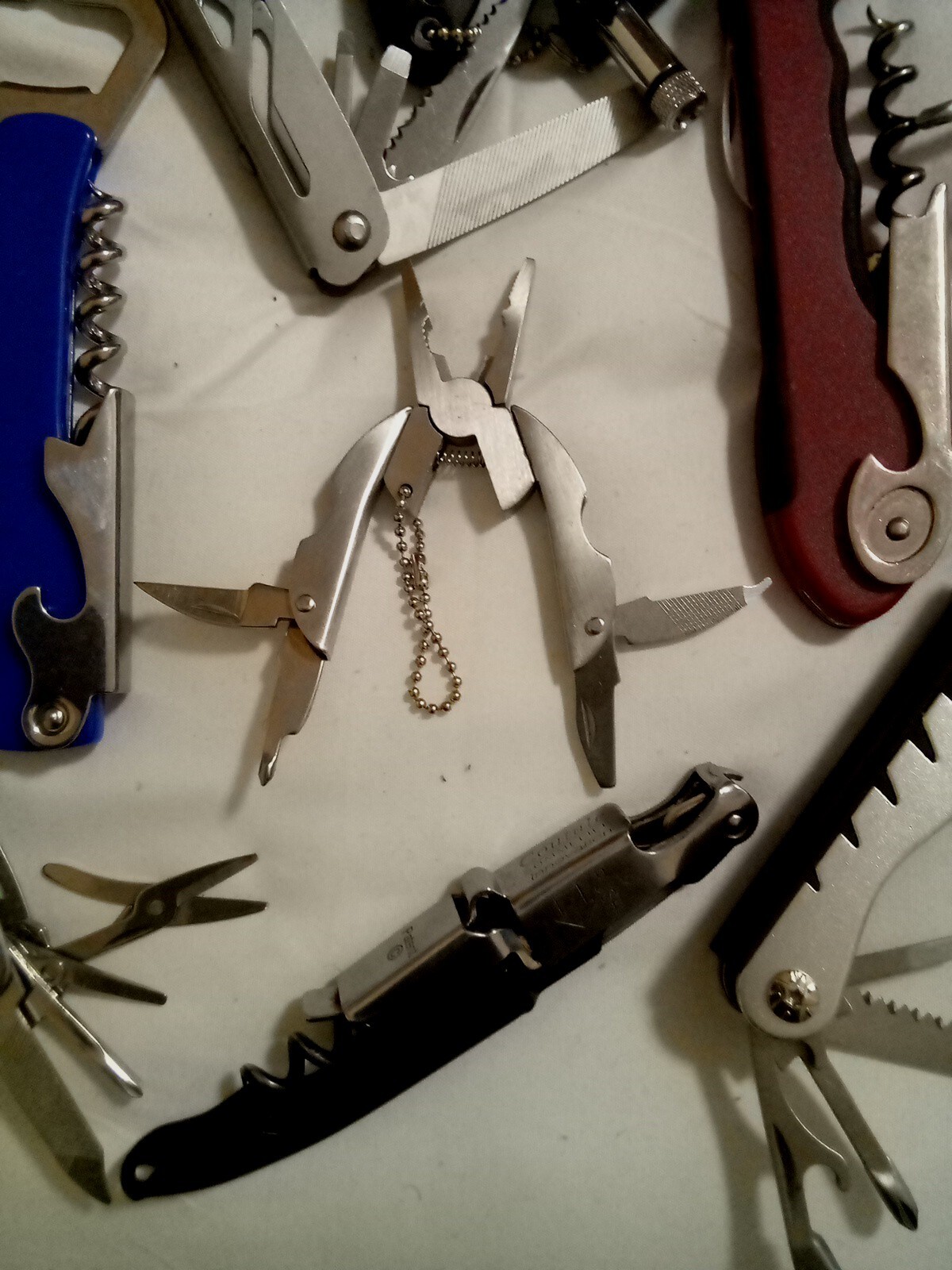 6 Piece Multi-Tool Bulk Lot, Winchester Sheffield Kobalt Schrade, functional