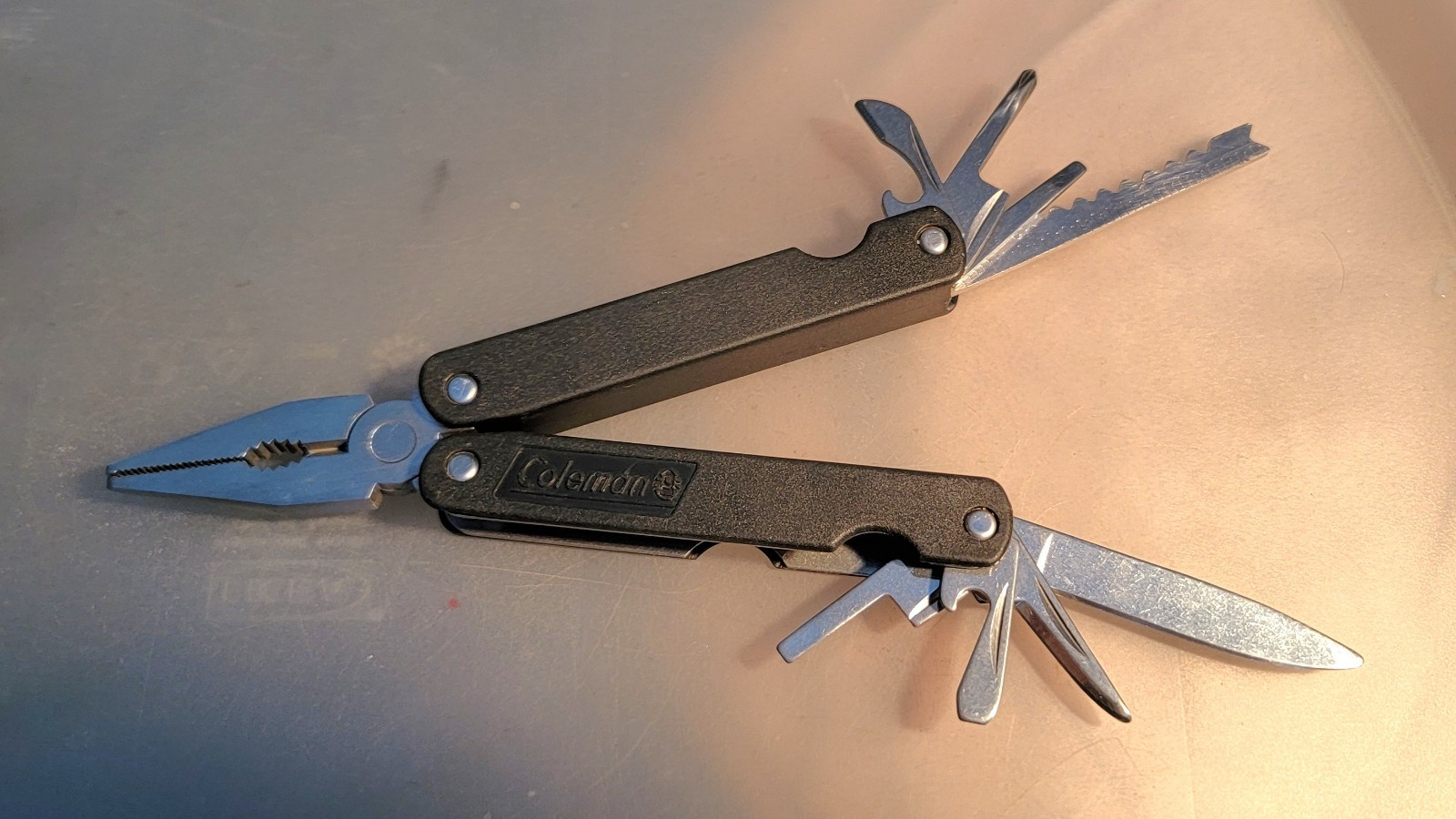 Coleman Swiss Army 9 Multi-Tool Pliers Great Condition, Nice!