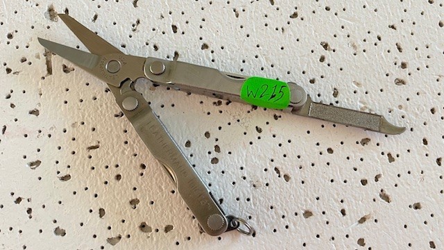 Leatherman Micra PATS PEND MultiTool StainlessSteel Scissors,Knife,Opener Bottle