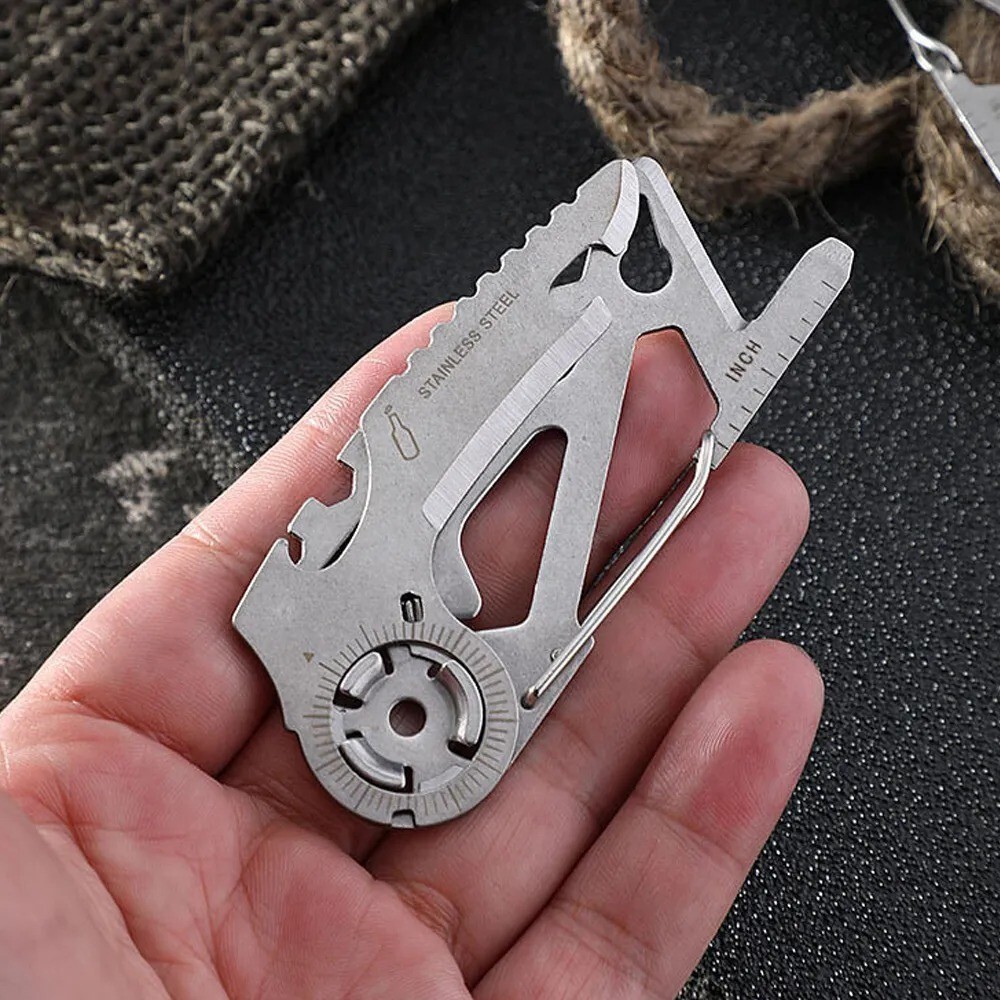 Card Folding Knife Multi Function Purpose Tool Escape Survival Best Backpacking