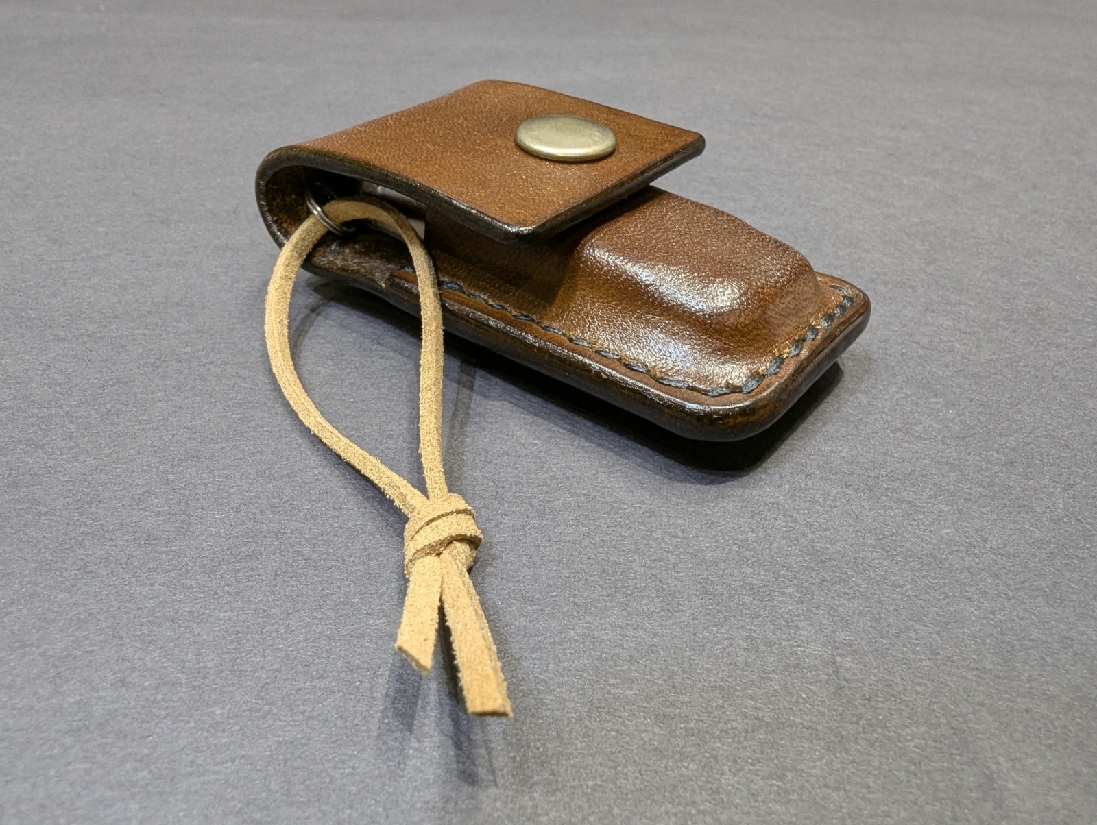 Leatherman Micra Keychain Tool w/ Custom Handmade Leather Holster